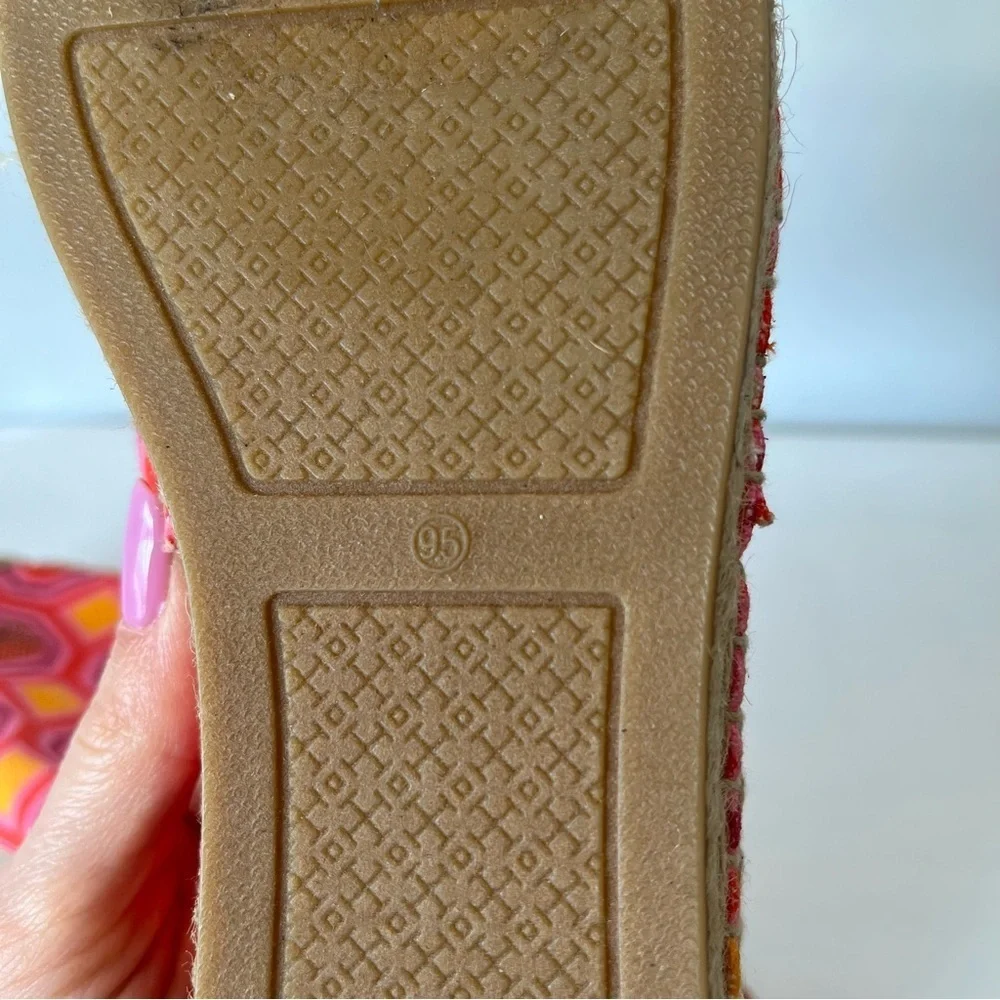 Tory Burch Cecily Embellished Espadrille Slip On Shoes